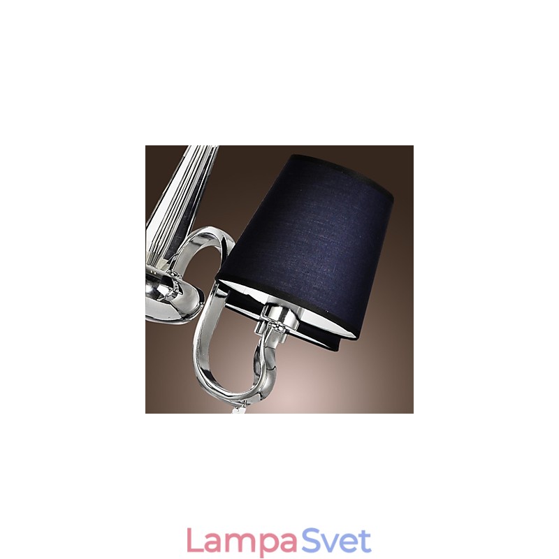Vintage Luster 4 Light Classic Fabric Metal Paint