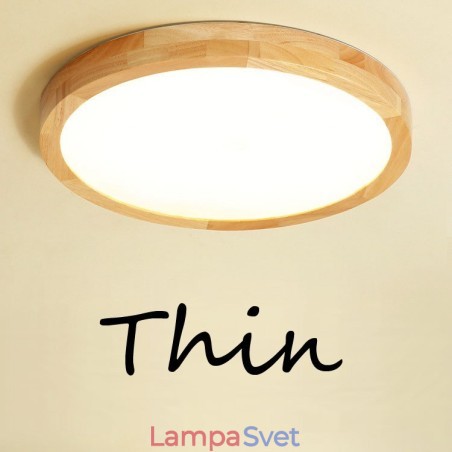 Ultra tenké okrúhle drevené stropné svietidlo Akrylátové stropné svietidlo z masívneho dreva Nordic Lights Ultra tenké okrúhle drevené stropné svietidlo Akrylátové stropné svietidlo z masívneho dreva Nordic Lights
