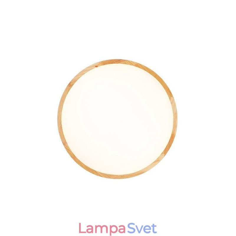 Ultra tenké okrúhle drevené stropné svietidlo Akrylátové stropné svietidlo z masívneho dreva Nordic Lights