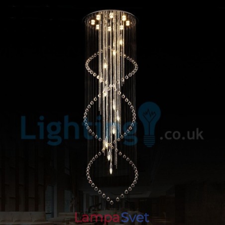 Moderný súčasný luster Závesné svietidlo na zapustenú montáž Crystal Rain Drop Light Moderný súčasný luster Závesné svietidlo na zapustenú montáž Crystal Rain Drop Light