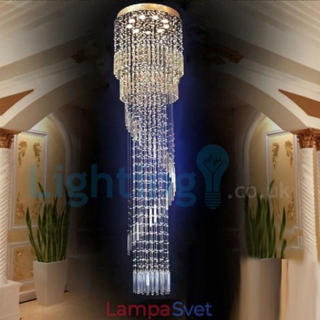 Moderný súčasný luster Závesné svietidlo na zapustenú montáž Crystal Rain Drop Light Moderný súčasný luster Závesné svietidlo na zapustenú montáž Crystal Rain Drop Light