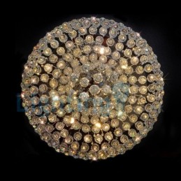 Moderný súčasný luster Závesné svietidlo na zapustenú montáž Crystal Rain Drop Light