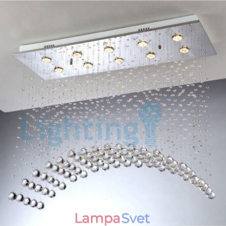 Moderný súčasný luster Závesné svietidlo na zapustenú montáž Crystal Rain Drop Light Moderný súčasný luster Závesné svietidlo na zapustenú montáž Crystal Rain Drop Light