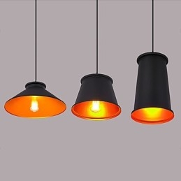 Luster Mini štýl Moderné súčasné kovové 3 svetelné závesné svietidlo