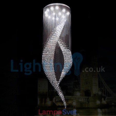 Moderný súčasný luster Závesné svietidlo na zapustenú montáž Crystal Rain Drop Light Moderný súčasný luster Závesné svietidlo na zapustenú montáž Crystal Rain Drop Light