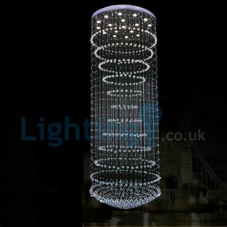 Moderný súčasný luster Závesné svietidlo na zapustenú montáž Crystal Rain Drop Light Moderný súčasný luster Závesné svietidlo na zapustenú montáž Crystal Rain Drop Light
