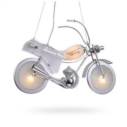 Lampa na motorku Kreslené osvetlenie Chlapčenská lampa Detské lampy