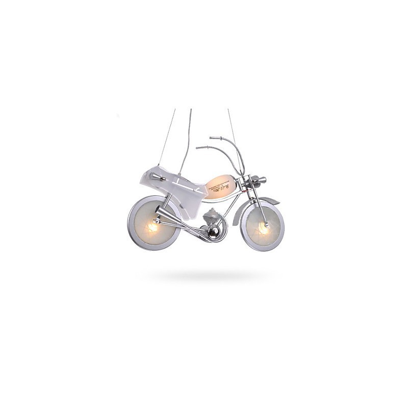 Lampa na motorku Kreslené osvetlenie Chlapčenská lampa Detské lampy