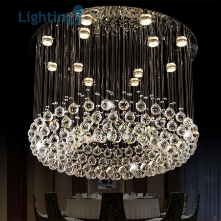 Krištáľový luster Moderné vtáčie hniezdo Luxusná duplexná stropná lampa Krištáľový luster Moderné vtáčie hniezdo Luxusná duplexná stropná lampa