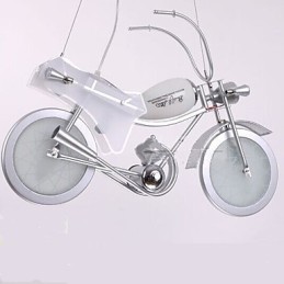 Lampa na motorku Kreslené osvetlenie Chlapčenská lampa Detské lampy