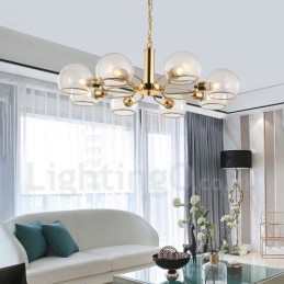 8 svetiel Nordic Postmodern Creative Glass Luster Magic Bean