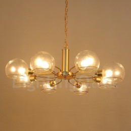 8 svetiel Nordic Postmodern Creative Glass Luster Magic Bean