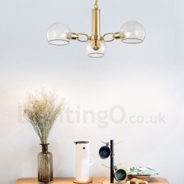 3 svetlá Nordic Postmodern Creative Glass Luster Magic Bean