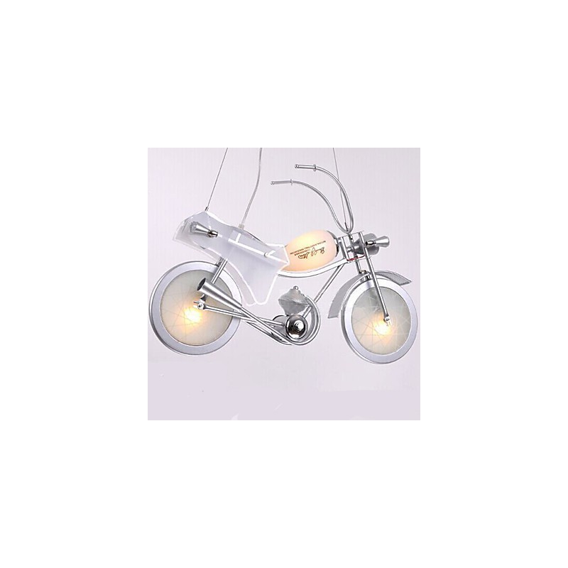 Lampa na motorku Kreslené osvetlenie Chlapčenská lampa Detské lampy