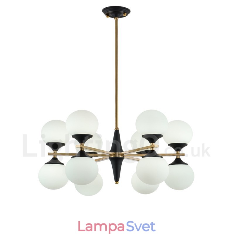 Severské 12-žiarovkové osvetlenie Lustrové svetlá Magic Bean Lamp Kreatívne lampy