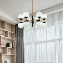 Severské 12-žiarovkové osvetlenie Lustrové svetlá Magic Bean Lamp Kreatívne lampy