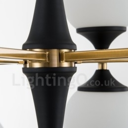 Severské 12-žiarovkové osvetlenie Lustrové svetlá Magic Bean Lamp Kreatívne lampy