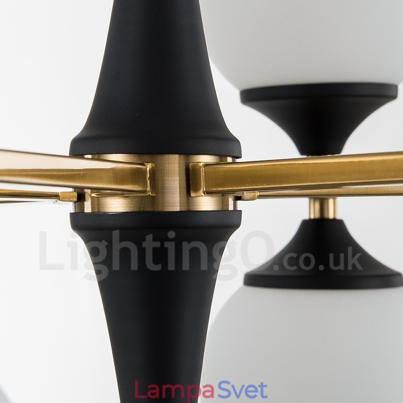 Severské 12-žiarovkové osvetlenie Lustrové svetlá Magic Bean Lamp Kreatívne lampy