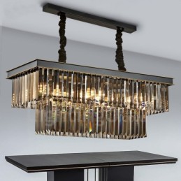 Retro Crystal Pendant Light Cafe Výstavná sieň