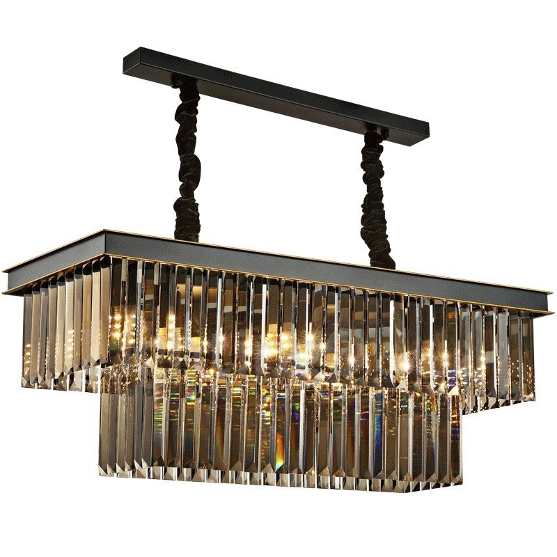 Retro Crystal Pendant Light Cafe Výstavná sieň
