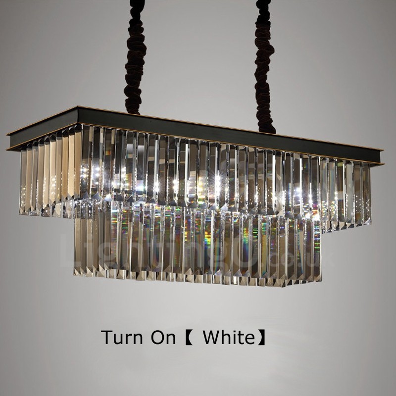 Retro Crystal Pendant Light Cafe Výstavná sieň
