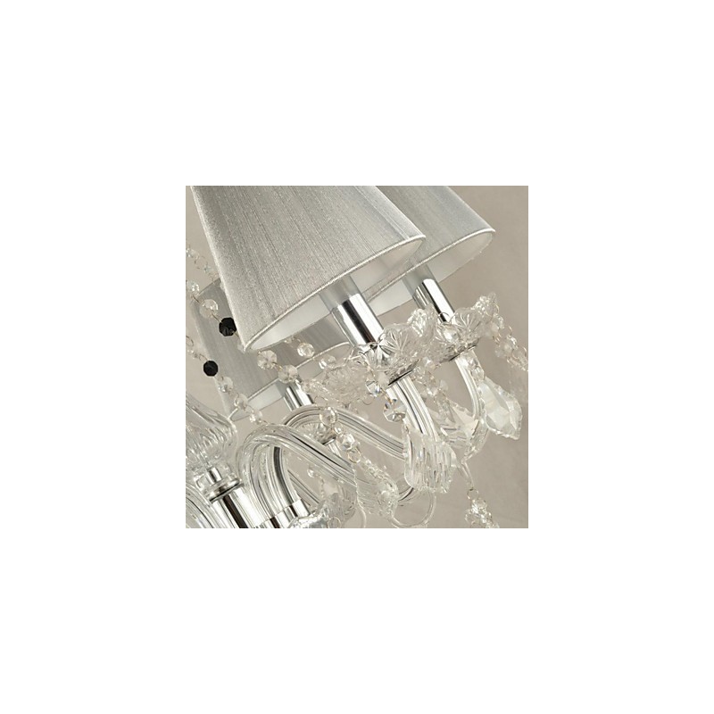 Luster Crystal Luxury Modern 1 Tiers Living 6 Lights