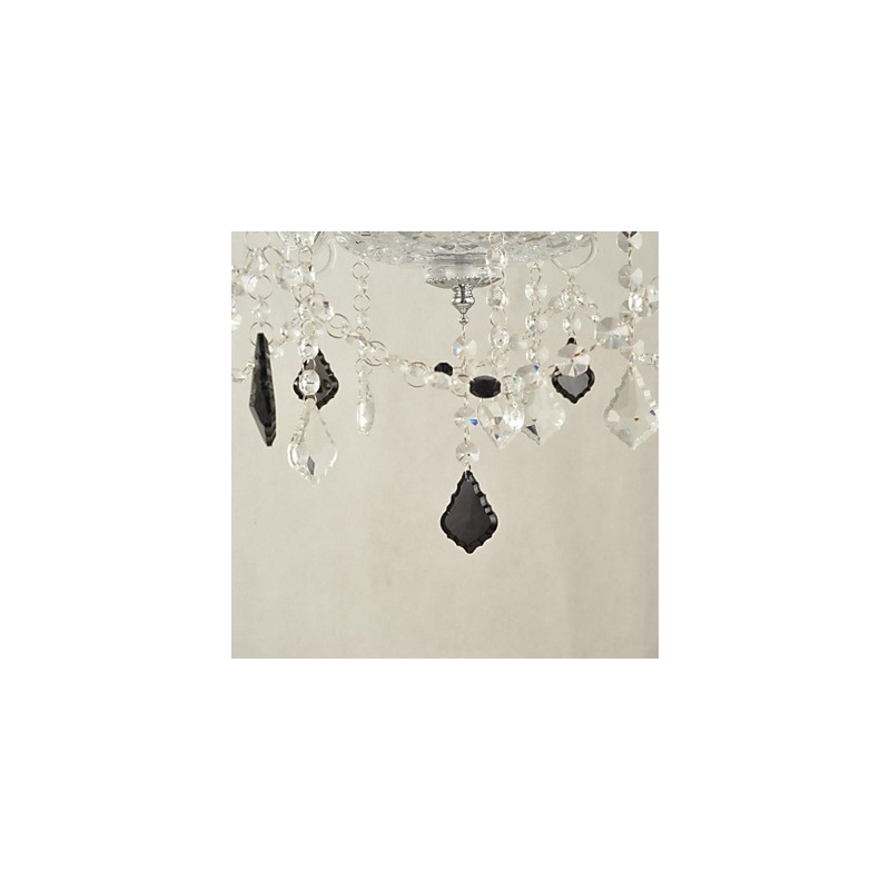 Luster Crystal Luxury Modern 1 Tiers Living 6 Lights