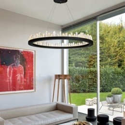 Crystal Pendant Light Fashion Vynikajúci kruhový dizajn