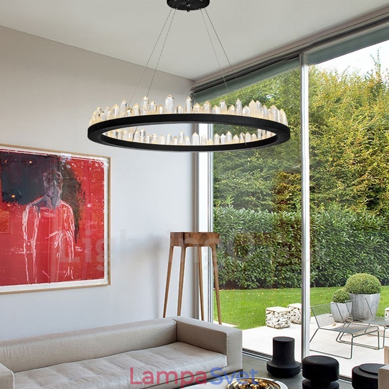 Crystal Pendant Light Fashion Vynikajúci kruhový dizajn