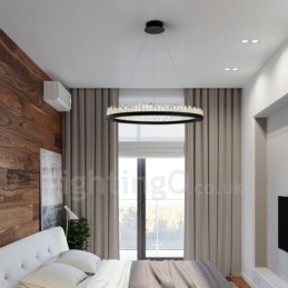 Crystal Pendant Light Fashion Vynikajúci kruhový dizajn