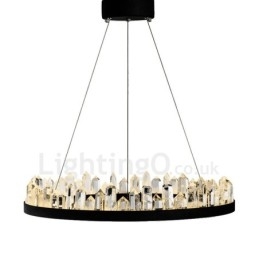 Crystal Pendant Light Fashion Vynikajúci kruhový dizajn