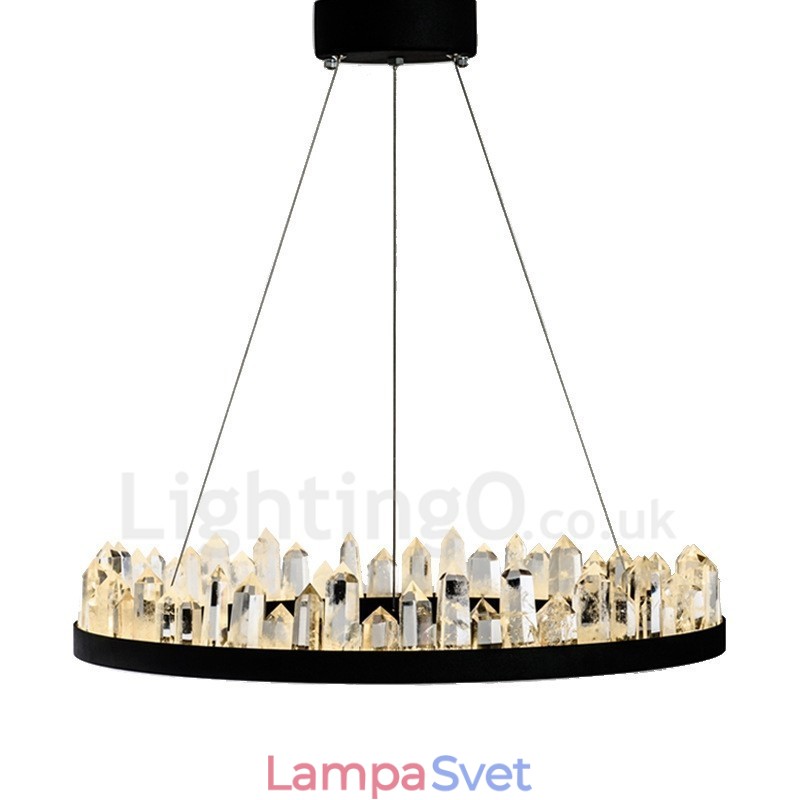 Crystal Pendant Light Fashion Vynikajúci kruhový dizajn