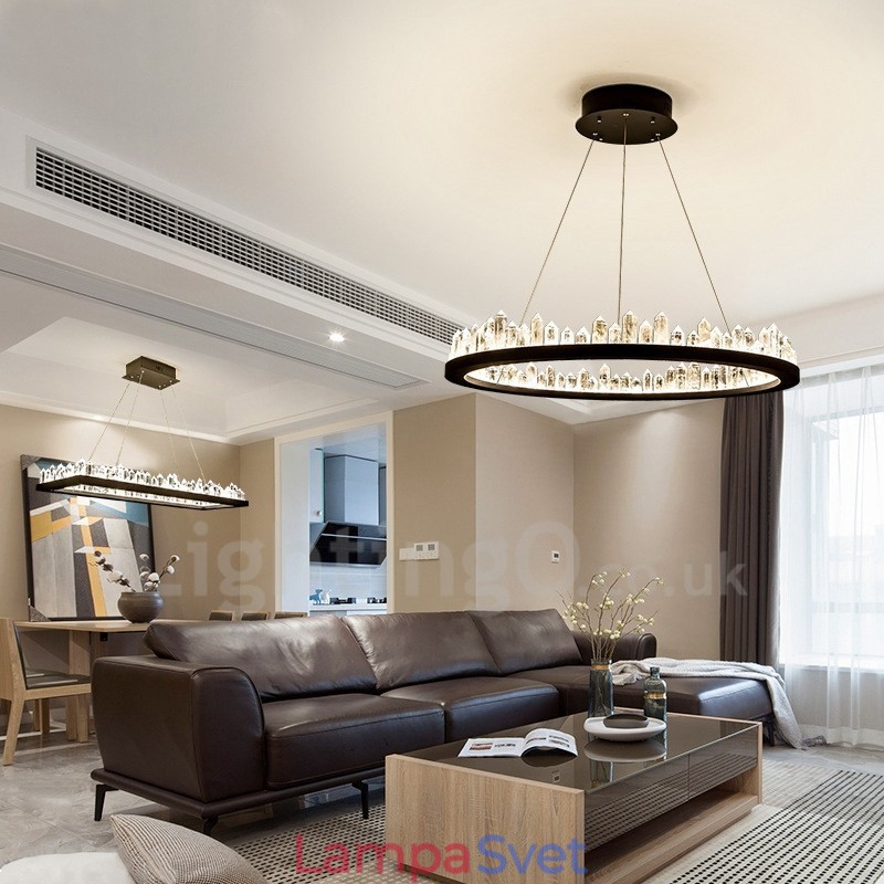 Crystal Pendant Light Fashion Vynikajúci kruhový dizajn