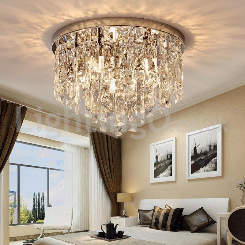 Moderné zapustené stropné svietidlá Crystal Lights