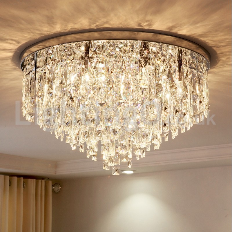 Moderné zapustené stropné svietidlá Crystal Lights