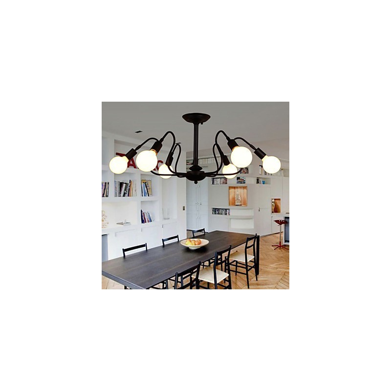 Loft American Vintage stropné svetlo Módne svetlá Svetlá Iron Stropná lampa