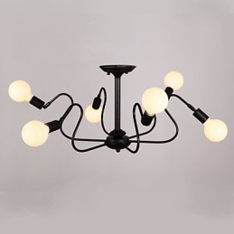 Loft American Vintage stropné svetlo Módne svetlá Svetlá Iron Stropná lampa