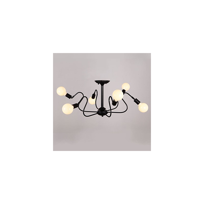 Loft American Vintage stropné svetlo Módne svetlá Svetlá Iron Stropná lampa