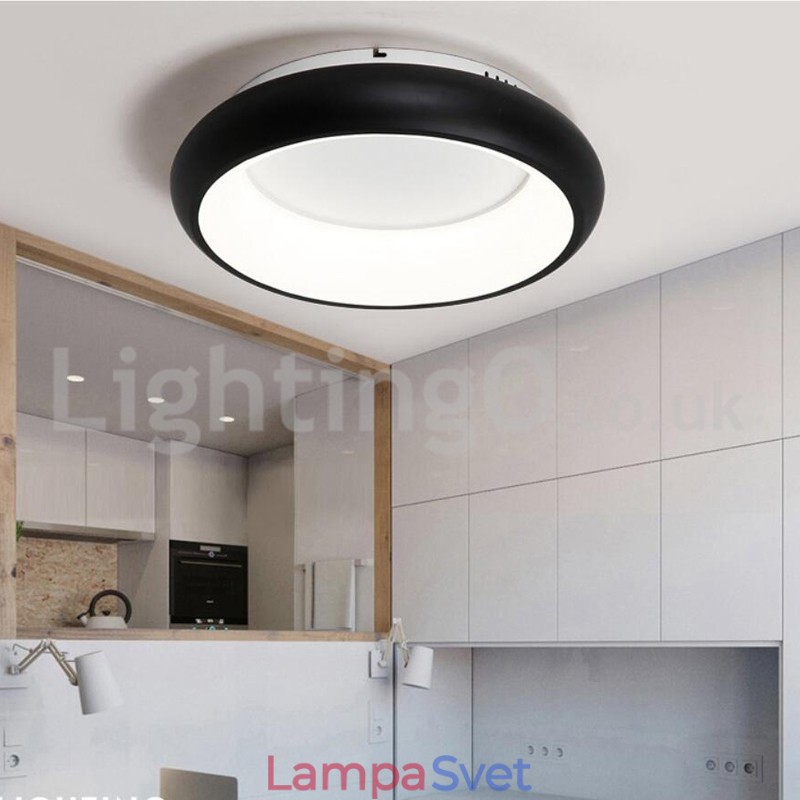 Moderné okrúhle zapustené stropné svietidlá