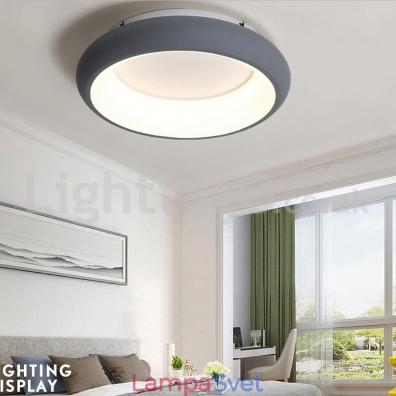 Moderné okrúhle zapustené stropné svietidlá