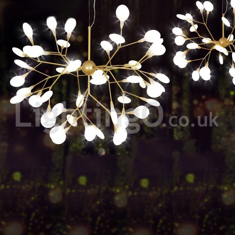 Zverejnite moderný luster Fireflies