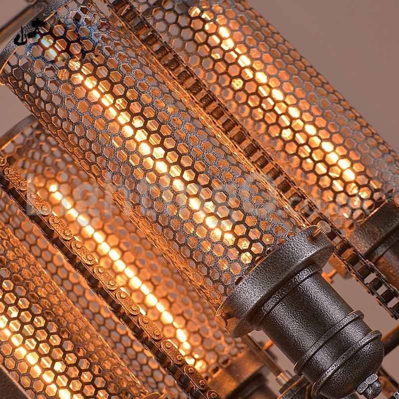 Retro kaviareň s príveskom Iron Gear Light