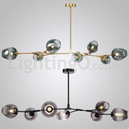 Nordic Modern Magic Bean Glass Luster Molekulárny luster