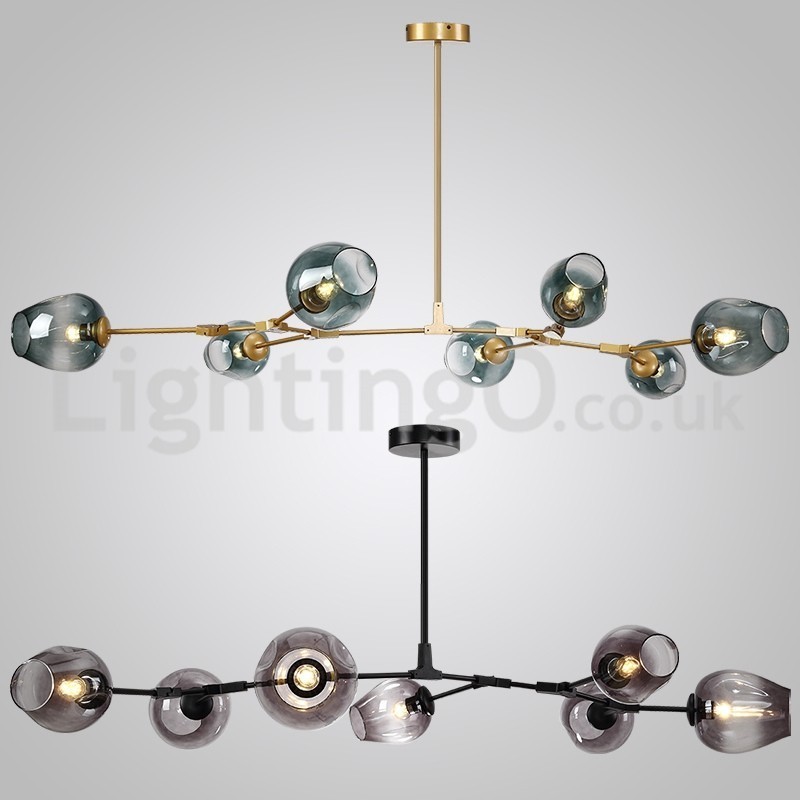Nordic Modern Magic Bean Glass Luster Molekulárny luster