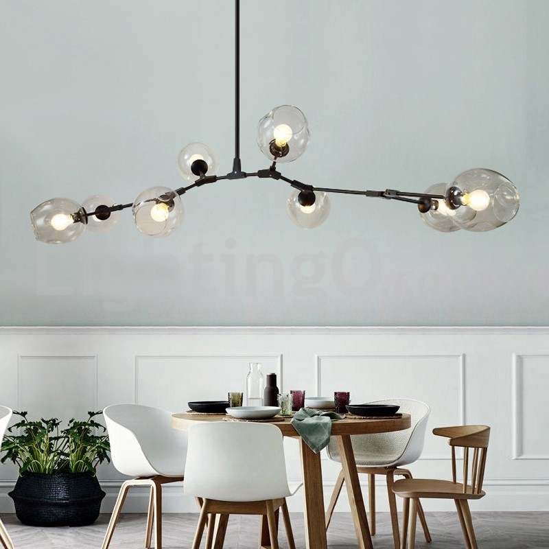 Nordic Modern Magic Bean Glass Luster Molekulárny luster