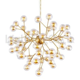 Nordic Postmodern Molecular Bubble Luster Sklenený luster