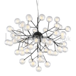 Nordic Postmodern Molecular Bubble Luster Sklenený luster
