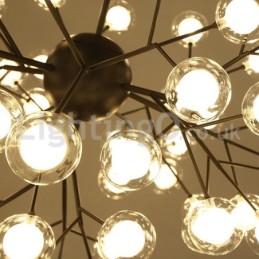 Nordic Postmodern Molecular Bubble Luster Sklenený luster