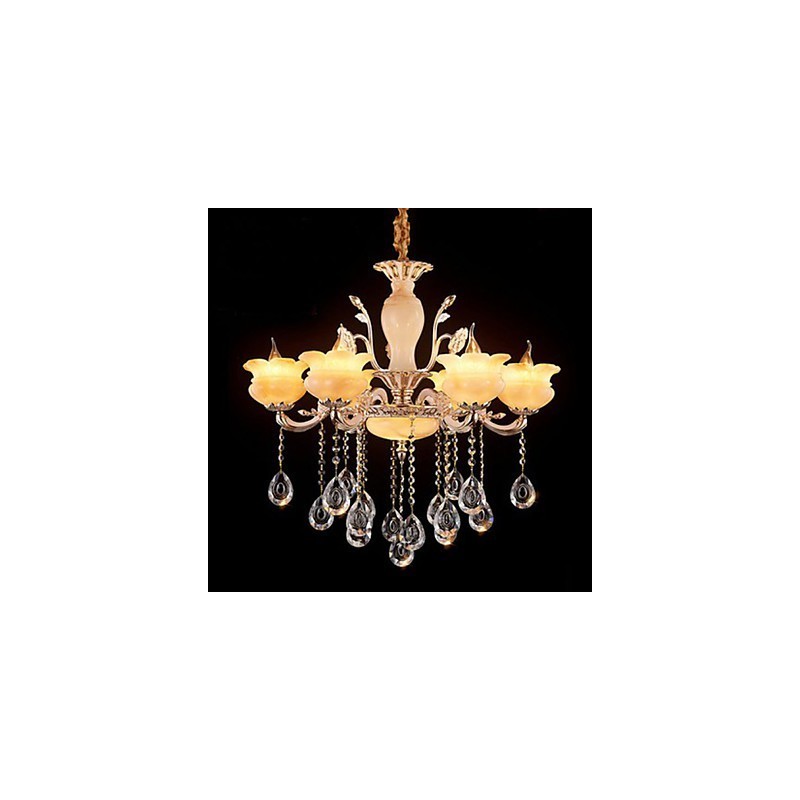 Jade Crystal Závesná lampa Candle Style Luster