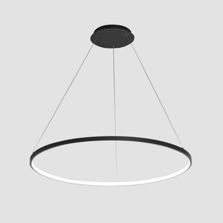 Stmievateľné závesné svietidlo s priemerom 63 W a priemerom 100 cm v modernom dizajne Stmievateľné závesné svietidlo s priemerom 63 W a priemerom 100 cm v modernom dizajne